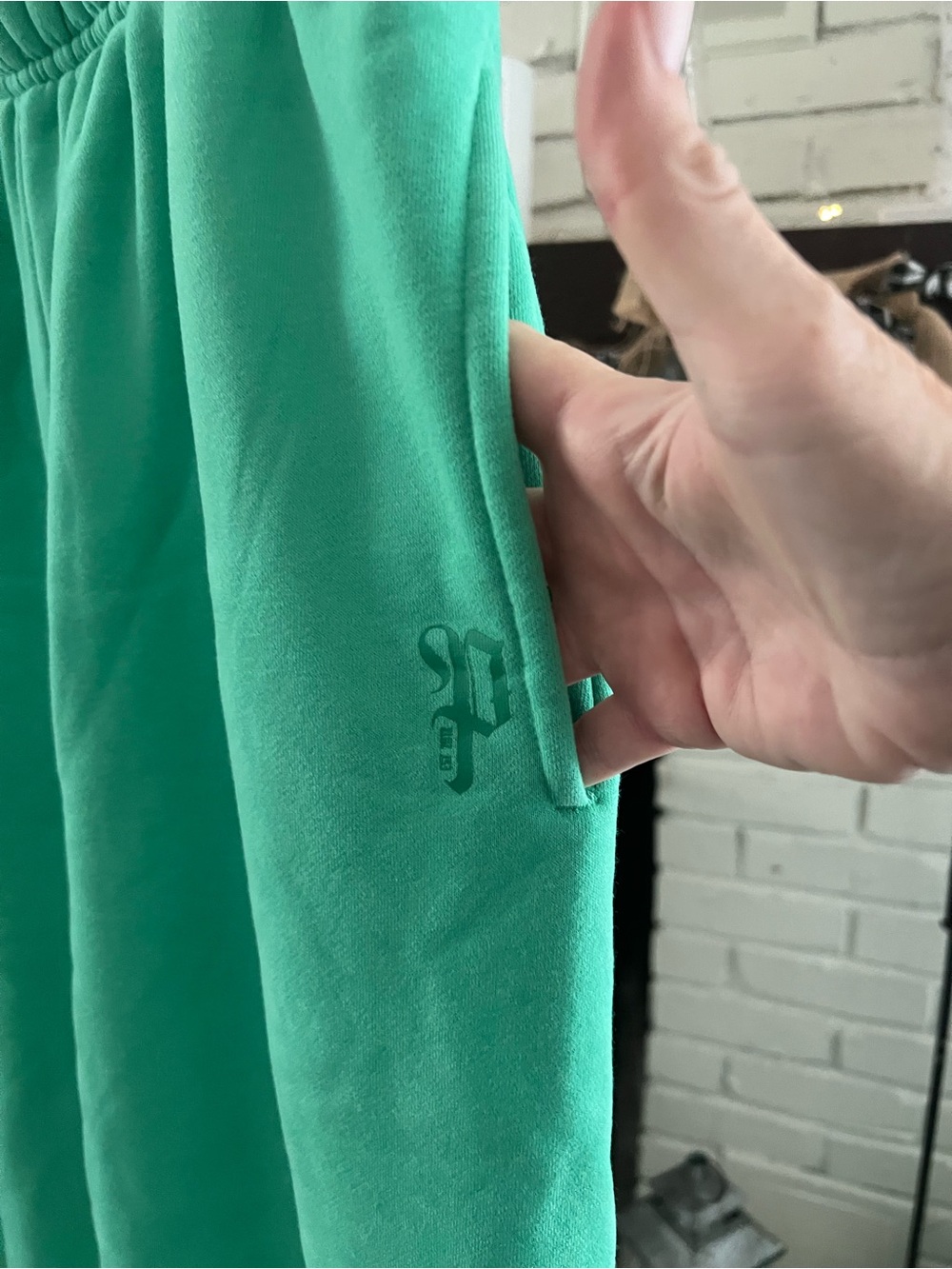 Panache Apparel Mint Green Plush Jogger Sweat Set - Picture 6 of 14